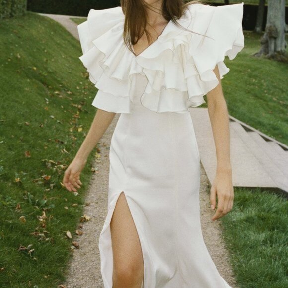 ROTATE Birger Christensen ! Bridal capsule carmen dress (EU/38) - Picture 3 of 13